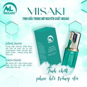 Kem tinh chất thanh lọc và dưỡng ẩm MISAKI