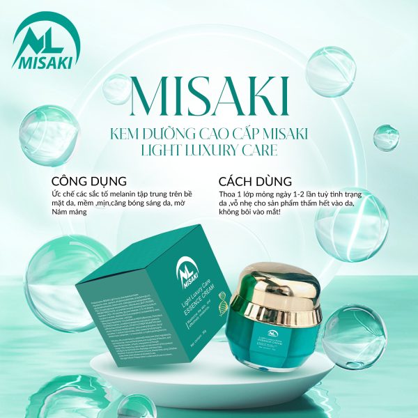 Kem dưỡng cao cấp MISAKI Light Luxury Care